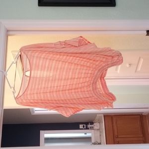 Free People Women's Peach Blouse